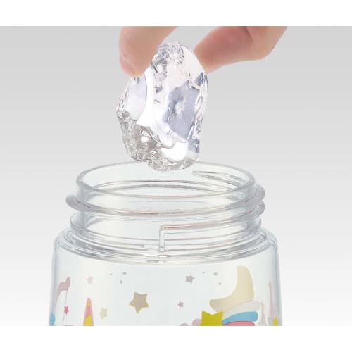 Skater Children's Water Bottle with Straw Clear Bottle Unicorn 480ml Girls PDSH5