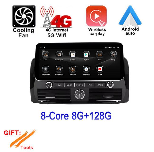For Toyota Prado 2004-2009 Carplay Android 14 Car Radio Multimedia Video Player Navigaion Head Unit Stereo 2Din Audio