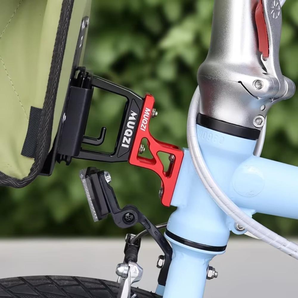 Aluminum Alloy Bike Raise Adapter Durable Folding Bike Front Bag For Brompton DAHON Bike