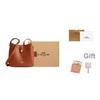 Coach Hadley 25 Multifunctional Gold Metal Accessories Leather Shoulder Crossbody Bag Medium Women Bags Brown Yellow CBH01-IMTN2
