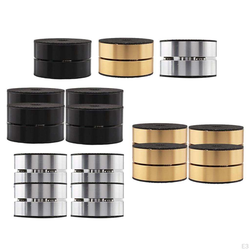 Isolation Base Stand Anti Vibration Feet Pad Absorb Shock Amplifier Pads for Audio Equipment