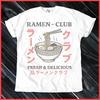 Raunisex Club T Shirt Vintage Noodle Bowl Graphic Japanese Diner Vibes Izakaya Night Foodie Tee Anime Con Outfit Cozy Late Noodles
