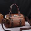 Women's Leather Satchel Tote Bag Top Handle Handbag Shoulder Bag Large Capacity Cross Body Bag