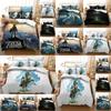The Legend Of Zelda Colorful Cartoon Bedding Set Queen King Size Soft Material Patterned