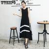 Women's Long Dress Sleeveless Big Skirt Hem Dress Summer Undershirt Long Dress Large Size Temperament Loose Women's Clothing