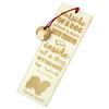 Tibetan Spaniel - Dog Bookmark, Personalized Bookmark, Gift for Bookworm from Art-Dog Brand