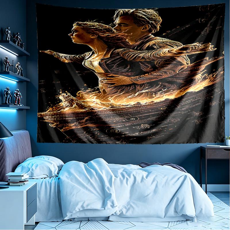 RMS Titanic Print Tapestry, Lightweight Wall Hanging, for Bedroom, Dorm, Living Room, Home Art Decor, Birthday Christmas Gift