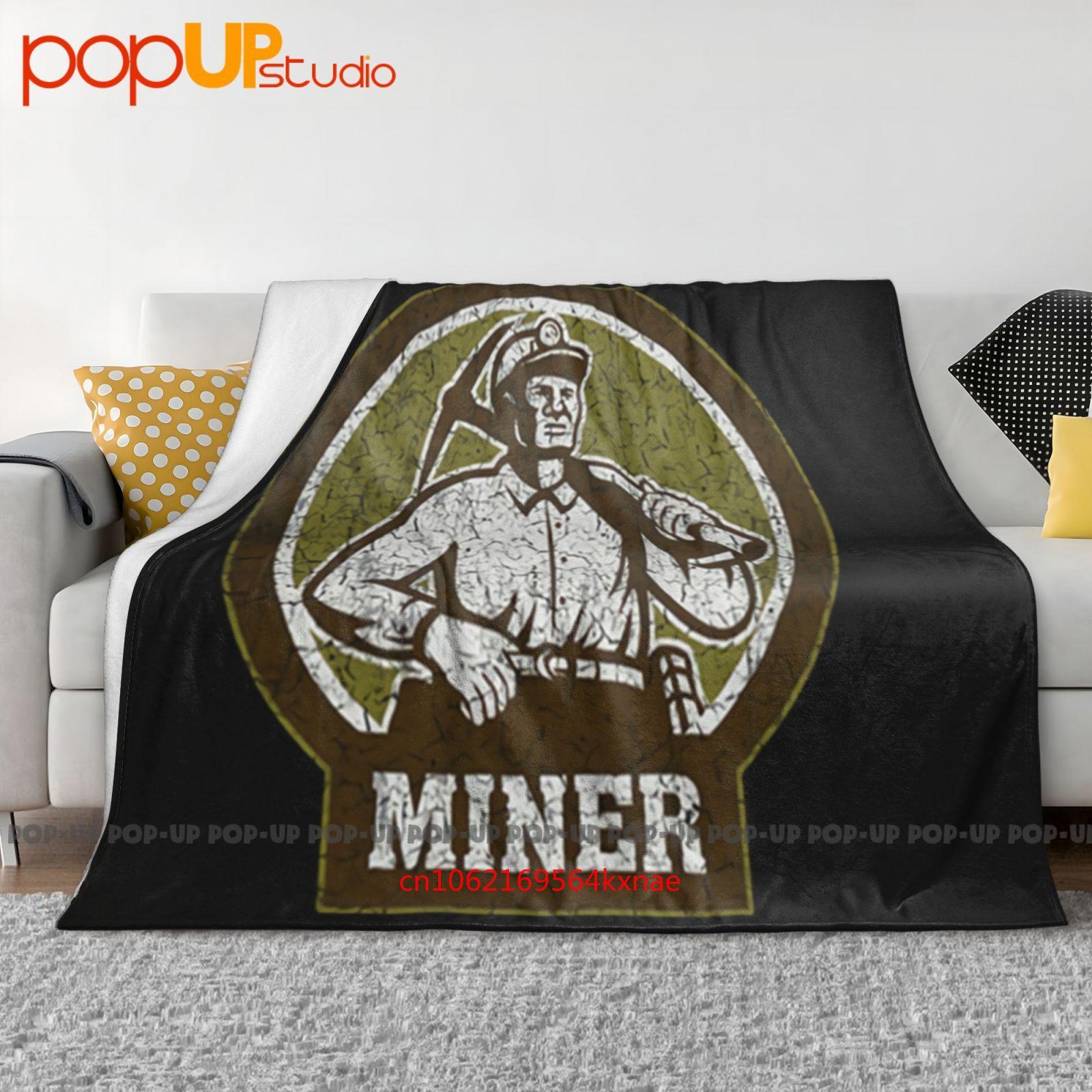 Шахтер Vii Шахтеры Угольные Шахты Шахтеры Добыча Ультра-Мягкое Одеяло Стеганое Зимнее Покрытие для Дивана Покрывала для Кровати 30x40in