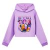Hoodies Sweatshirts Girls Short Comfort Hoodie Fashion Cartoon Printed Sweatshirt Casual