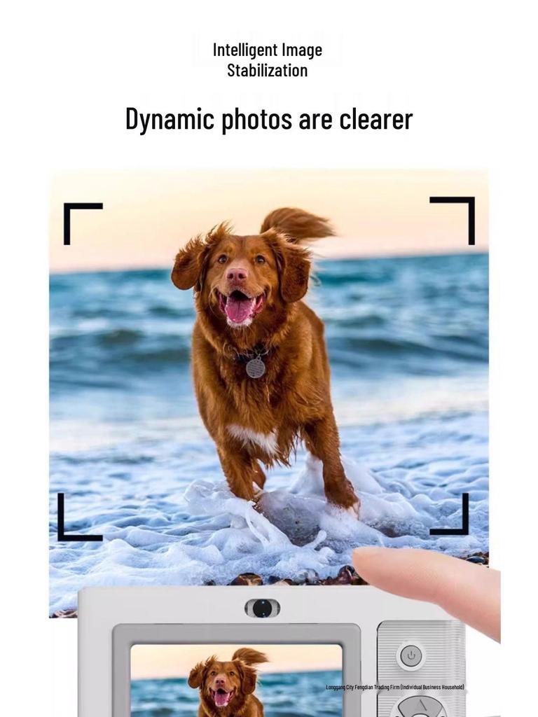 Retro Cute Dual-Camera Student Selfie CCD Digital Camera - Portable Campus Gift