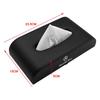 1PC PU Leather Car Tissue Box Hanging Ford Badge Paper Towel Bag Storage Stickers For Mercedes Benz A B C E S AMG CLA CLK GLA