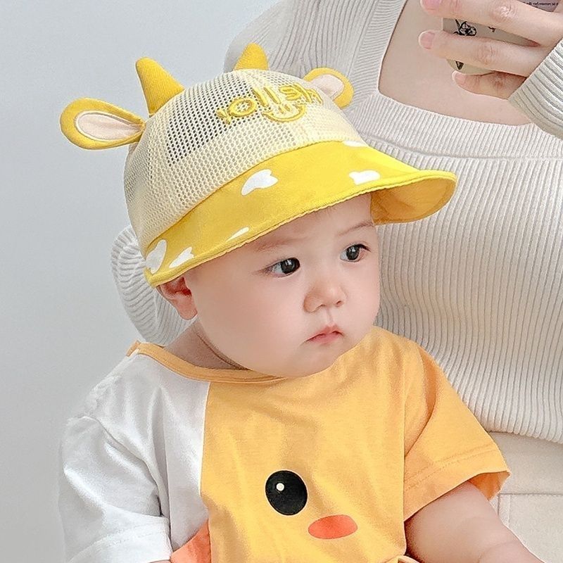 Spring Baby Sun Hat with Big Brim Cute Duckbill Fisherman Style Sun Protection for Boys And Girls