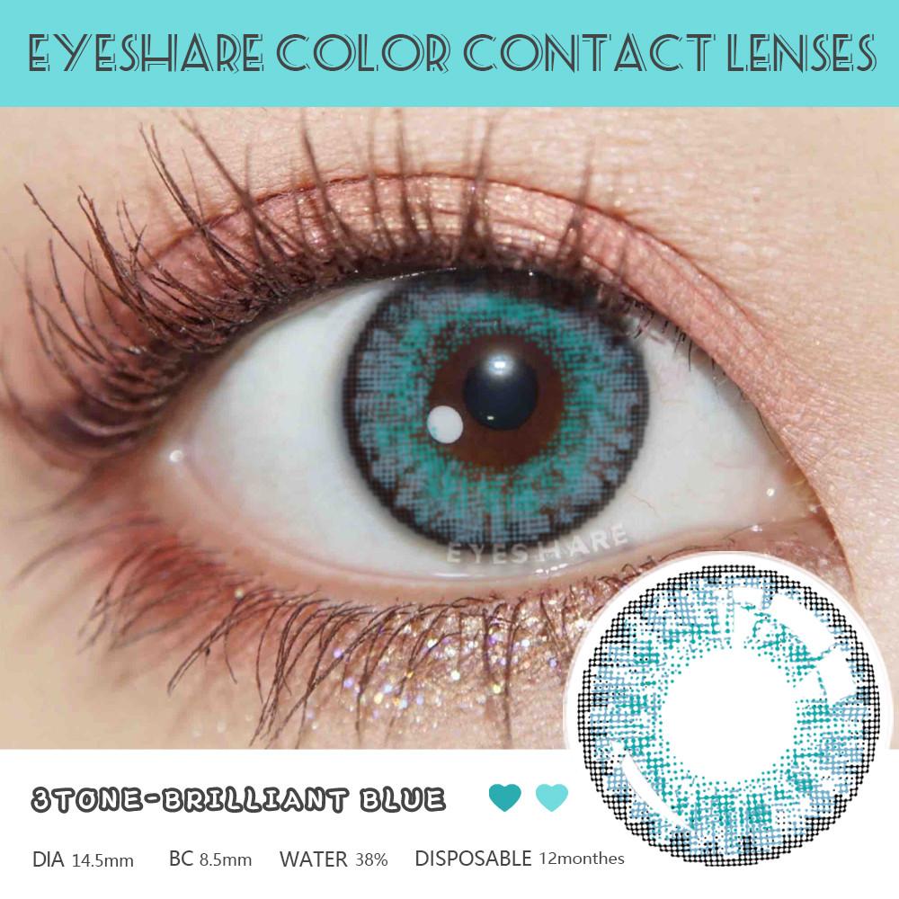 Eyeshare Cosplay Purple Color Contact Lenses for Eye Blue Colorcon Lense Anime Coser Lenses Eye Makeup Pupilentes