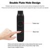 Kazu Flute Double Flute Hole Kazoo Dual Flute Holes Replaceable Blowing Nozzle 10pcs Membrane Musical Instrument