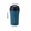 420ml Capacity Coffee Cup Flip Lid Vacuum Tumbler Creative Water Bottle  Travel