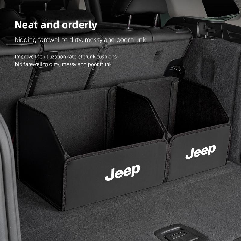 Car Trunk Storage Box Foldable Suitcase Travel Organizer Bag For Jeep Grand Cherokee Wrangler JK Gladiator Compass Renegade AMT1