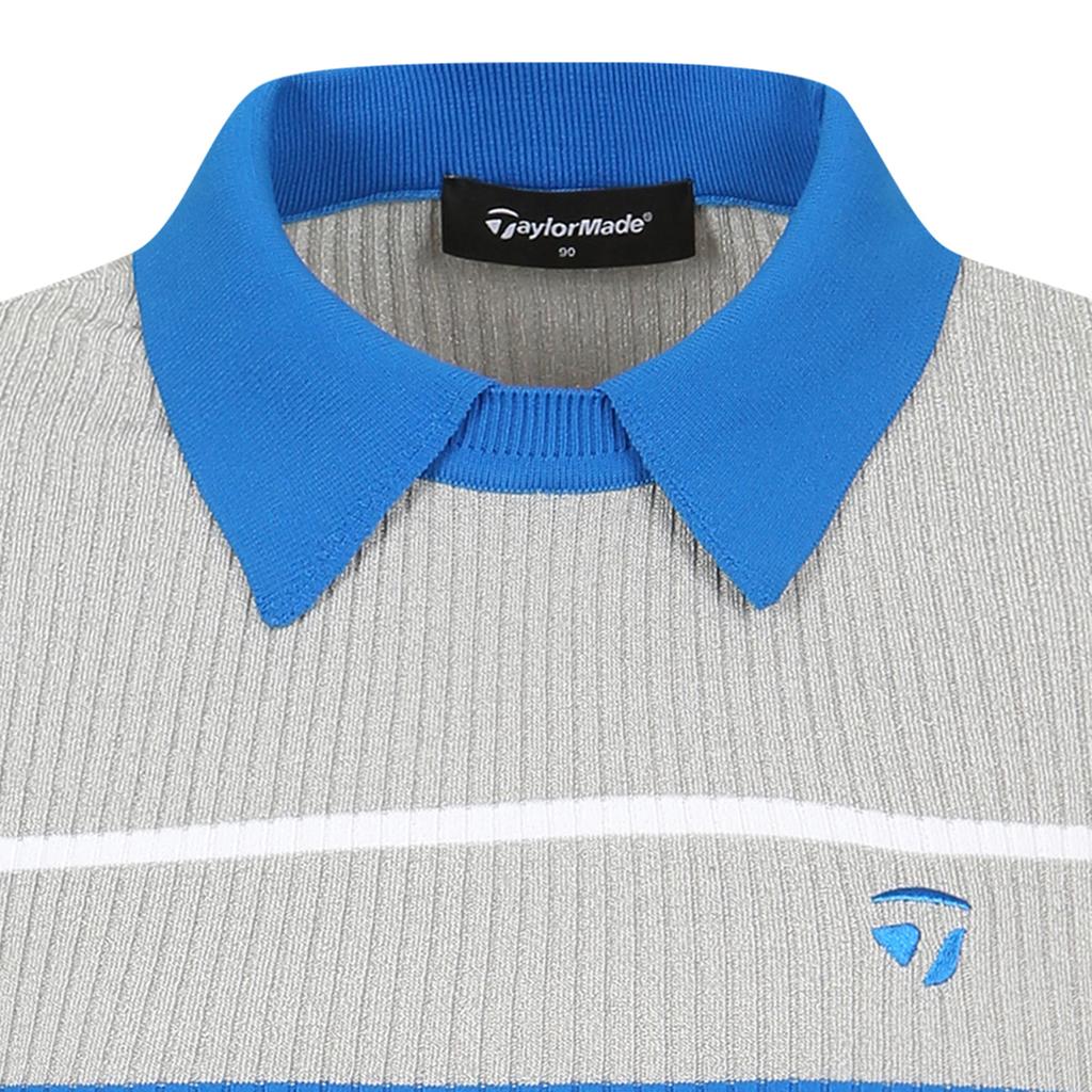 TAYLORMADE APPAREL 26Ss Women'S Striped Collared Short Sleeve Knit T8031S66123-193
