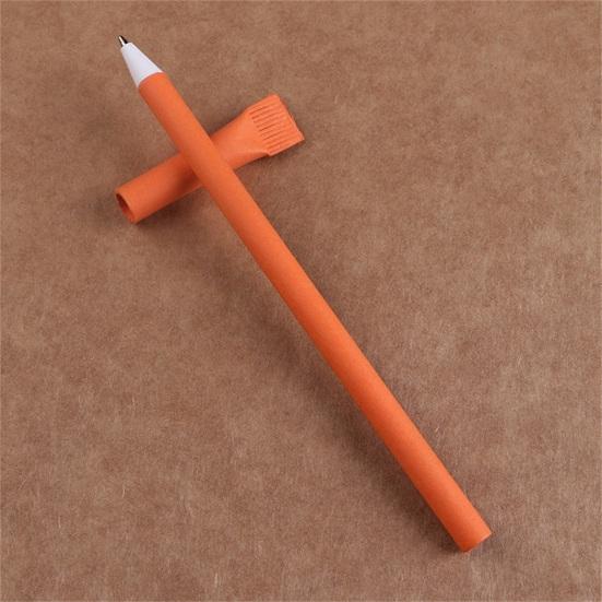 10 ks 0,7mm kuličkové pero Přírodní sulfátový papír Hladký obal na vytahování na psaní Různé barvy Ekologické školní potřeby pro reklamní pera