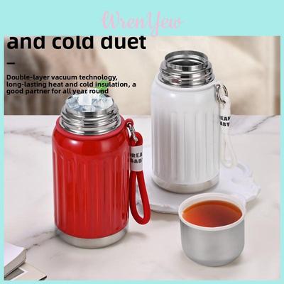 Roman Little Chubby Insulated Mug With Tea Strainer For Outdoor Travel And Gift Giving