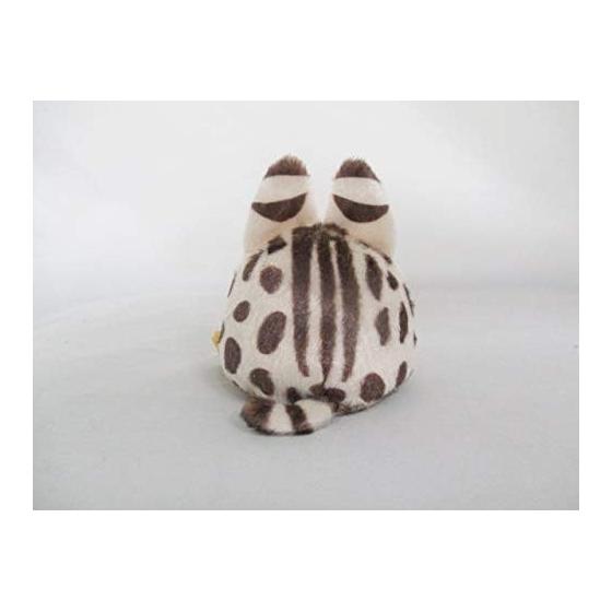 Sanei Boeki Original Nekodango Plush Toy, Serval Cat, W7.5xD6xH7cm, Animal