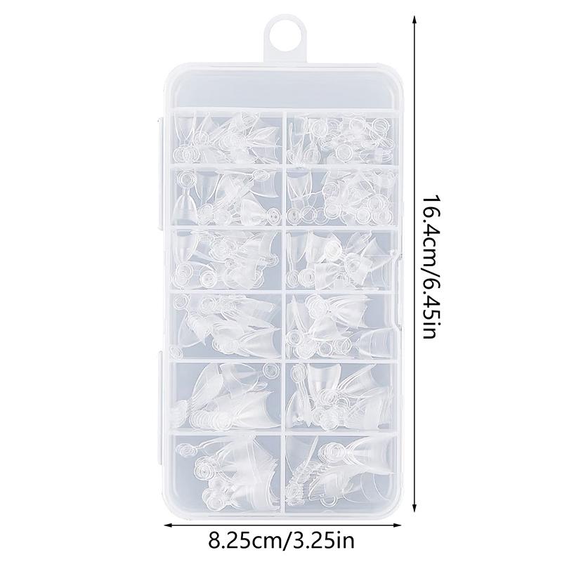 240Pcs/Box Fake Nails Semi-Matte French Almond Acrylic Water Drop Almond False Nail Tips For Extension Tip Manicure Tool