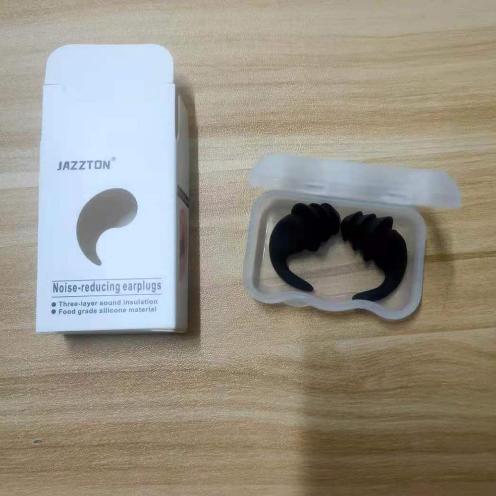 1 Pair Swimming Ear Plugs Reusable Water Sports Seaside Pool Accessories Ergonomics Sleeping Earplugs Noise Reduction