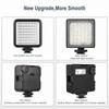 LED Photography Fill Light Dual Color Temperature 2800K 8500K Brightness Adjustable Fill Light with LCD Display Black
