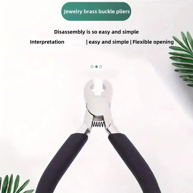 Professional Jewelry Making Pliers Essential Jewelry Crafting Pliers Locking Plier for Necklace and Bracelet Makers