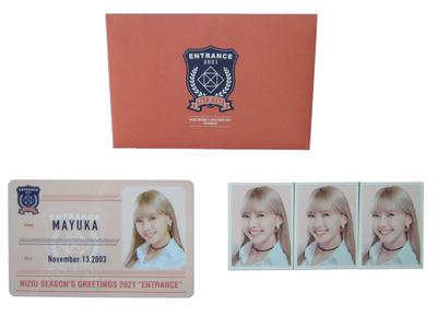 NiziU GREETINGS 2021 SPECIAL GOODS Student ID ID Photo SEASON’S “ENTRANCE” & & [MAYUKA Mayuka]