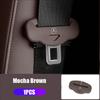 TVE4  2pcs Silicone Car Seat Belt Buckle Protective Cover Decorative Accessories For Mercedes Benz AMG W203 W206 W220 W205 W211 W212