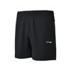 Li-Ning Breathable Five-Point Sports Shorts Men Shorts Black AKSU789-1