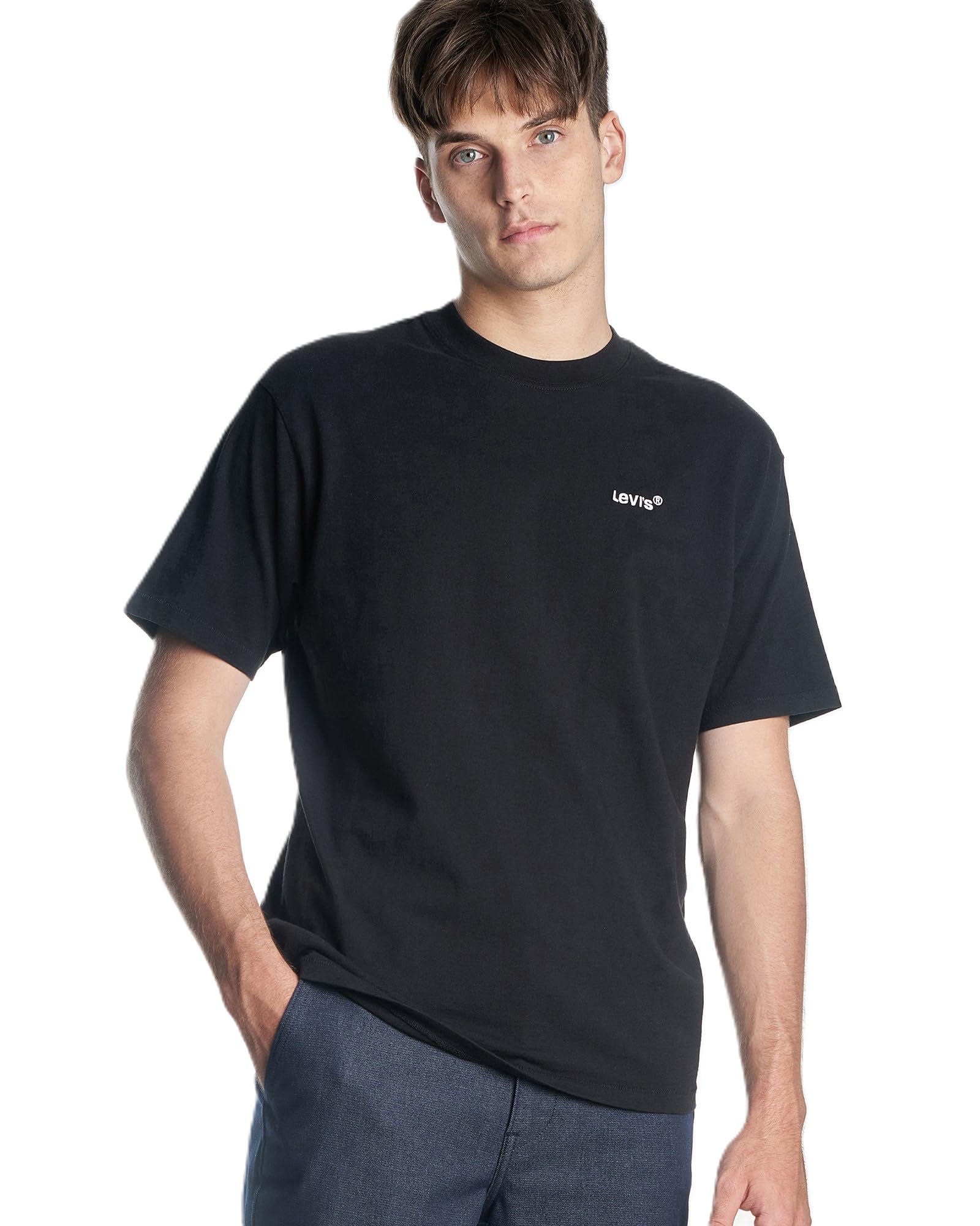 

Мужская футболка Levi s с коротким рукавом свободного кроя МИНЕРАЛЬНО-ЧЕРНАЯ L