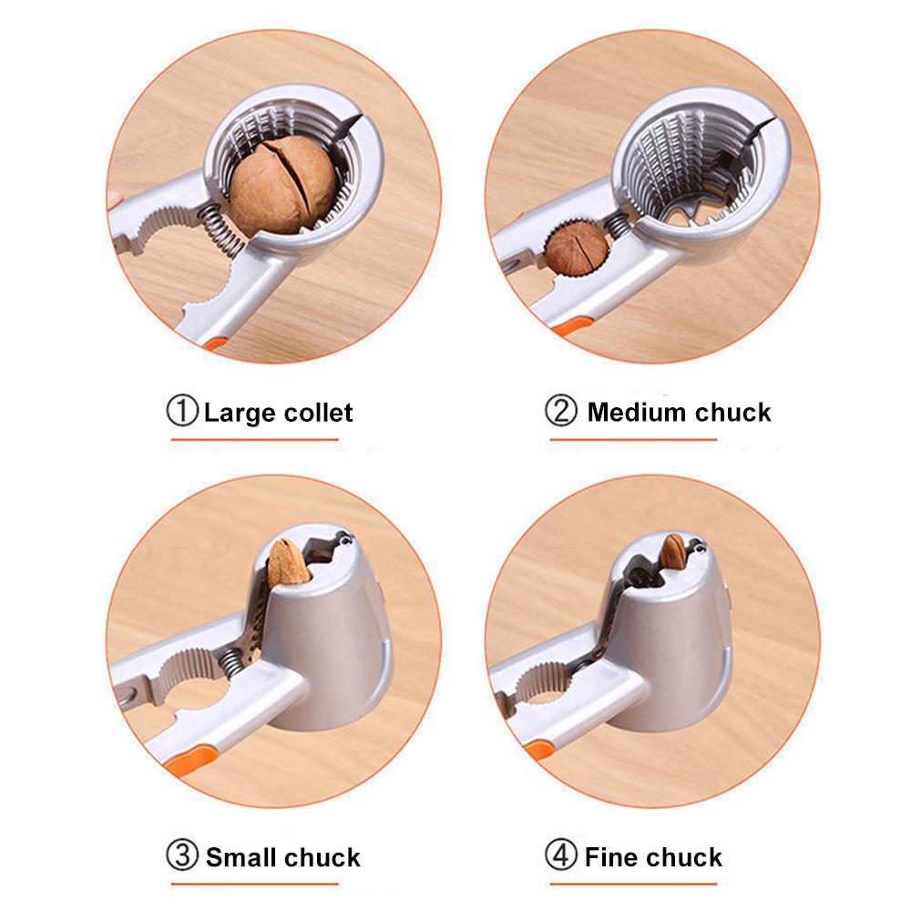 Walnut Cracker Heavy-Duty Nut Crackers for All Nuts Sturdy Nutcrackers Opener Tool Funnel Design