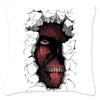 Attack On Titan Pillow Case Home Decoration Polyester Cushion Cover for Sofa Bedroom Throw Pillow Cover Housse De Coussin
