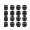 10Pcs/Set 16mm Foosball Table Rod Bumpers Buffer For Soccer Football Black