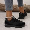 Women Causal Sneakers 2026 Autumn Platform Walking Shoes Woman Fashion Lace Up Sports Shoes Outdoor Non-slip Running Shoes