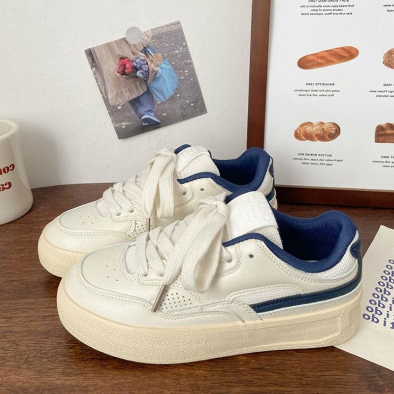 

Little white shoes women s versatile casual board shoes women s spring and autumn 2025 new Korean version of college style far-moving shoes children 40 синий
