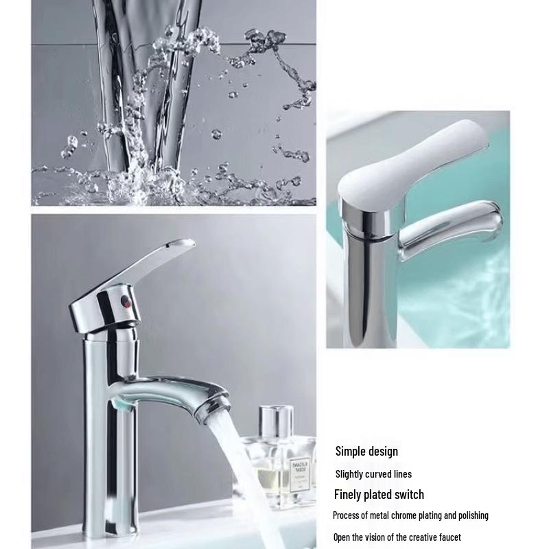 TLXT Bathroom Hot & Cold Basin Faucet