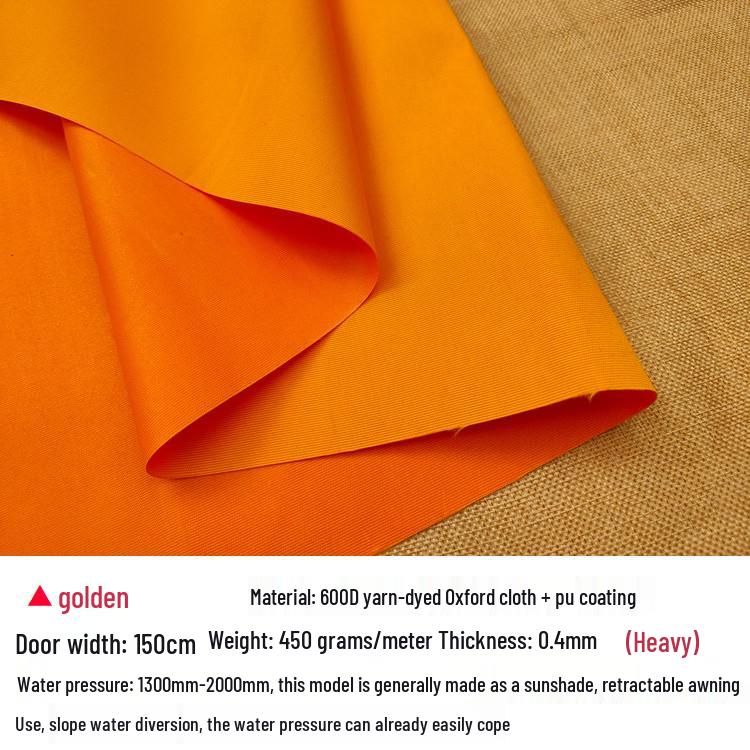 Premium 600D garngefärbtes Oxford gestreiftes sonnenbeständiges, wasserdichtes Markisengewebe