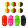 10Pcs Portable Sea Fishing Attractor Bell Beads Colorful Plastic Fishing Double Rattle Fish Bite Alarm for Luring Fish