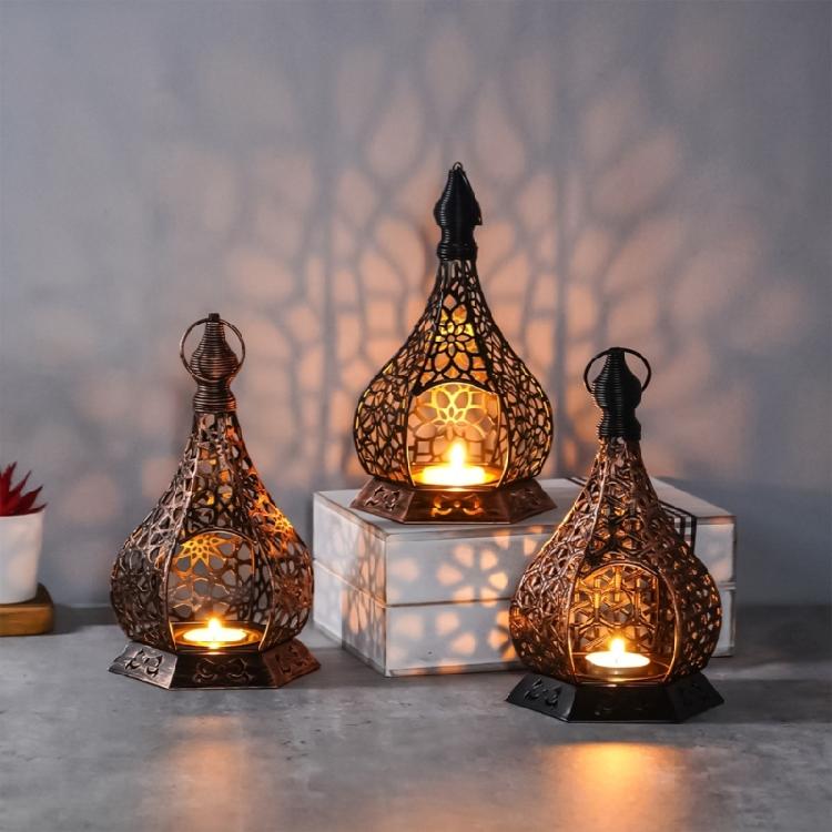 Sophisticated Gourd Candle Holder, for Adding Touch of Elegances To Any Indoor Setting Candle Holder Table Accessories