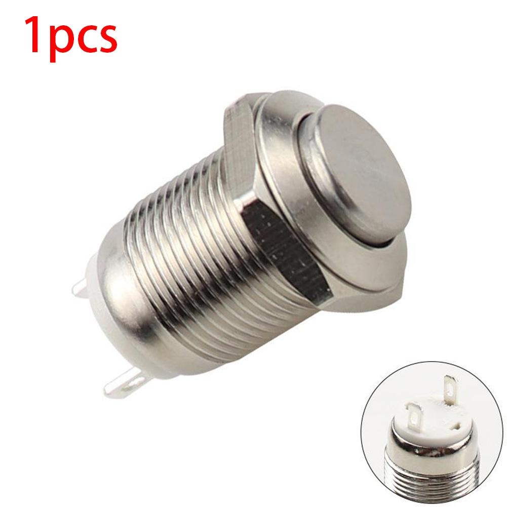 Premium Stainless Steel Round Metal Push Button Switch for Power Reset
