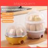 Stainless Steel Egg Cooker With Multifunction Boiling Steaming For Kitchen Home Food Prep