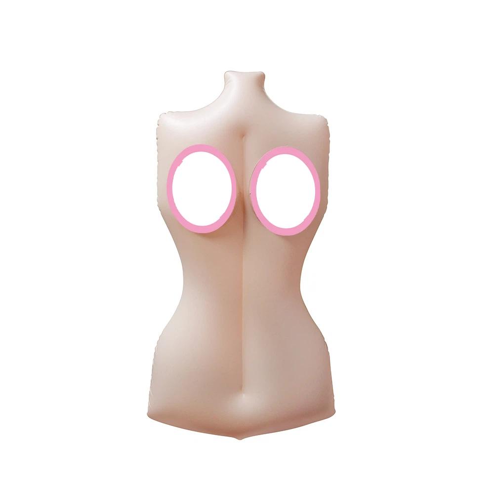 Men's Inflatable Pillow Sex Doll PVC Mold Animation Style Fun Auxiliary Props Masturbation Cup Erotic Adult Sex Toy