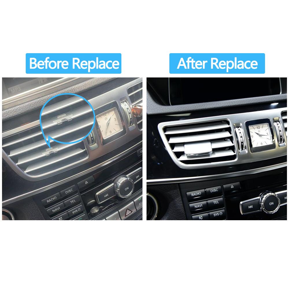 Car Front Air Conditioning AC Vent Air Vent Outlet Tab Clip Paddle For Mercedes BENZ W212 W207 Coupe E260 E350 E550
