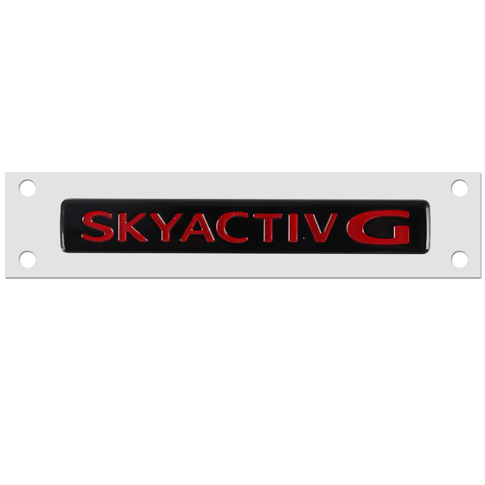3D ABS Skyactiv Amblemi Stylingli Araba Yan Çamurluk Gövde Dekorasyon Etiketi Çıkartması Mazda 2 3 5 6 Axela Atenza Speed 6 CX-3 CX-4 İçin