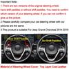 Hand Sewing Car Steering Wheel Cover For Jeep Grand Cherokee 2014 2015 -