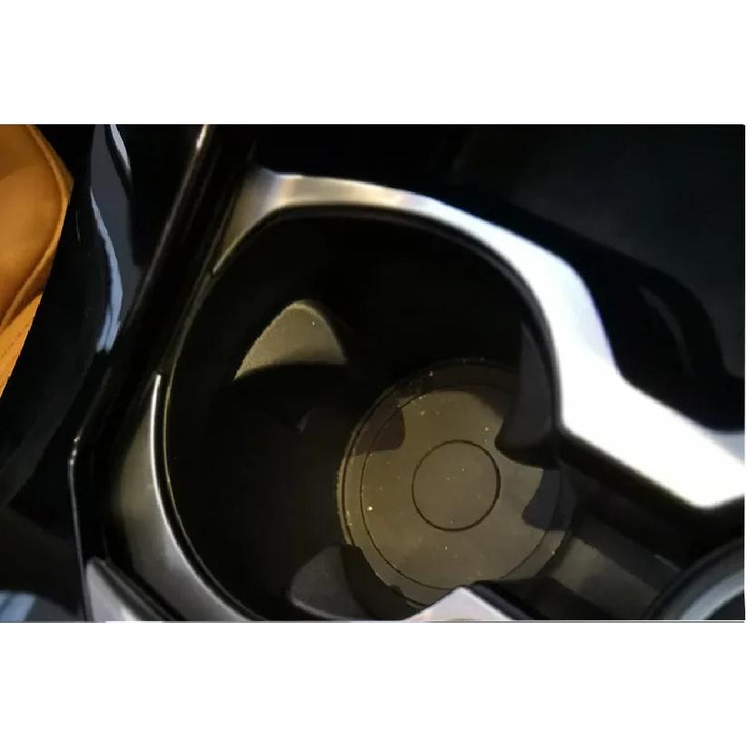 For BMW X3 X4 G01 G02 2018-2021 ABS Chrome Silver Car Central Control Water Cup Holder Frame Trim Car Accessories
