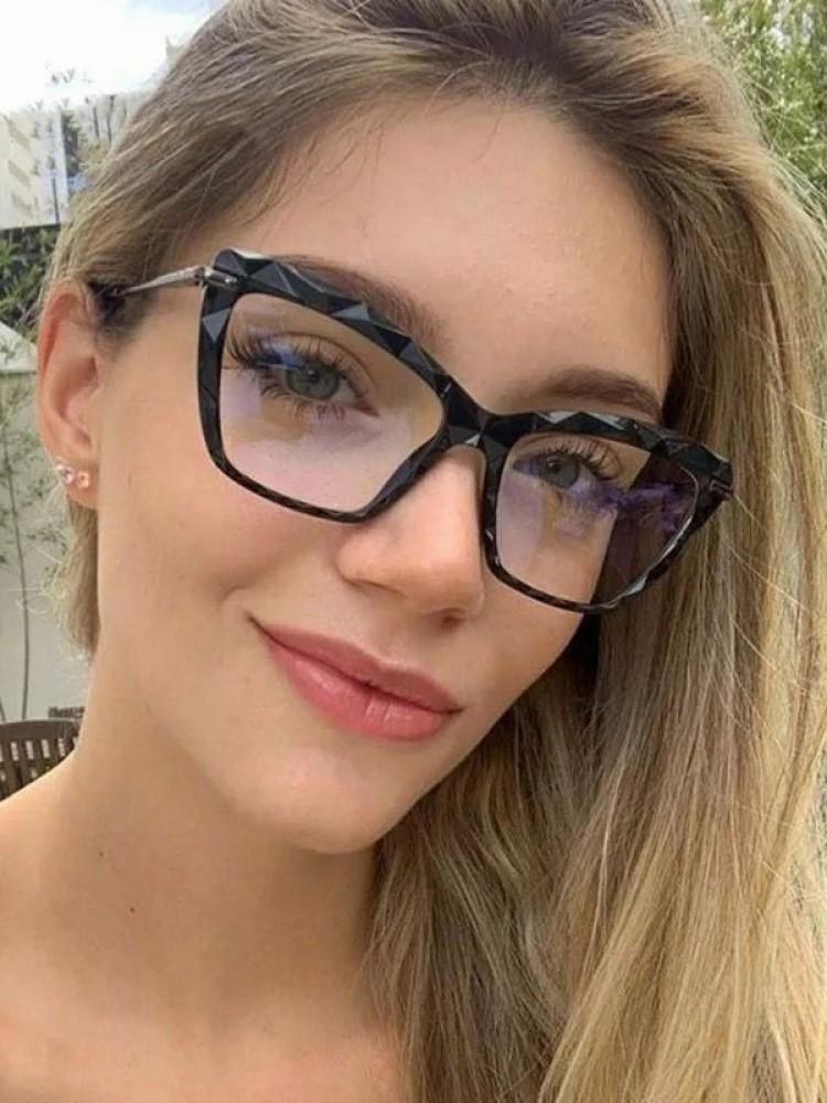 New Sexy Cat Eye Glasses Women Transparent Vintage Designer Eyewear Clear Optical Frame Oculos Fashion Accessory