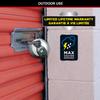 Master Lock 2 Heavy Duty Stainless Steel Disc Padlocks, Key, 40 mm